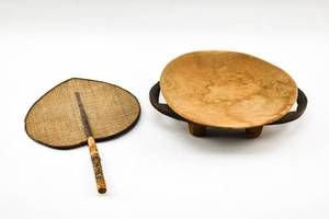 lot 379 image: Two Handmade Polynesian Artifacts