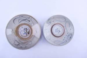 lot 375 image: Two Antique Chinese Porcelain Plates