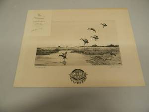 lot 16 image: RARE - ORIGINAL VINTAGE GRAIN BELT BEER - INNER OFFICE Christmas Greetings ART Looking Ahead - RARE ABSOLUTELY FANTASTIC PIECE - APPROX 12 By 16 - SEE PICTURES