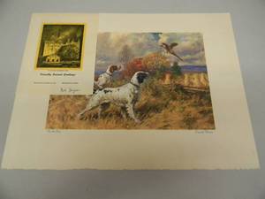 lot 19 image: RARE - ORIGINAL VINTAGE GRAIN BELT BEER - INNER OFFICE Christmas Greetings ART By Emmett Watson On the Rise - RARE ABSOLUTELY FANTASTIC PIECE - APPROX 12 By 16 - SEE PICTURES