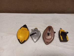 lot 58 image: 4 CHALK-O-MATIC PROFESSIONAL CHALK LINE