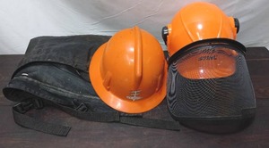 lot 133 image: Chainsaw Chaps & Helmets