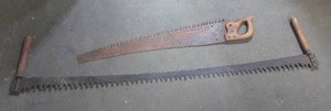 lot 112 image: Old Hand Saws