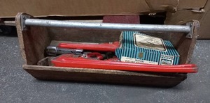 lot 114 image: Pipe Wrenches & Tools