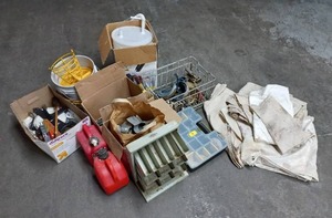 lot 150 image: Collection Of Shop Supplies And Tools