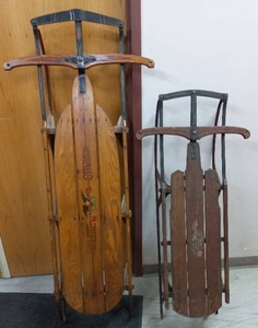lot 332 image: Two Old Sleds