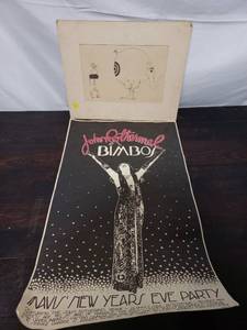 lot 26 image: A Poster and Drawing
