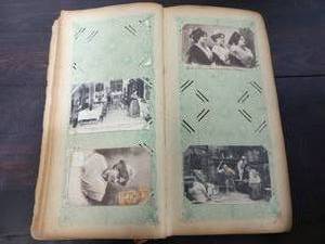 lot 2 image: Album of AntiqueVintage Postcards and Photos