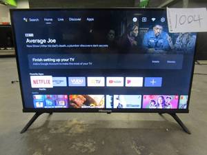 lot 1004 image: Hisense - 32 Class A4 Series LED HD Smart Android TV