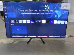 lot 1014 image: SAMSUNG 50-Inch Class QLED Q80B Series - 4K UHD Direct Full Array Quantum HDR 8X Smart TV with Alexa Built-in (QN50Q80BAFXZA (RESERVE $400.00)