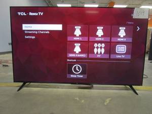 lot 1019 image: TCL - 65 Class 4-Series 4K UHD HDR Smart Roku TV