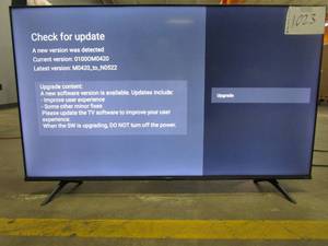 lot 1023 image: Hisense 55 4K UHD Smart Google TV - 55A6H