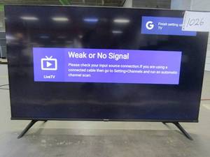 lot 1026 image: Hisense 50 inch A6G Series 4K UHD Android Smart TV
