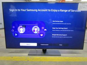 lot 1027 image: SAMSUNG 55-Inch Class QLED Q80B Series - 4K UHD Direct Full Array Quantum HDR 8X Smart TV with Alexa Built-in (QN55Q80BAFXZA (SMALL RED SPOTS ON BOTTOM CORNER OF SCREEN)