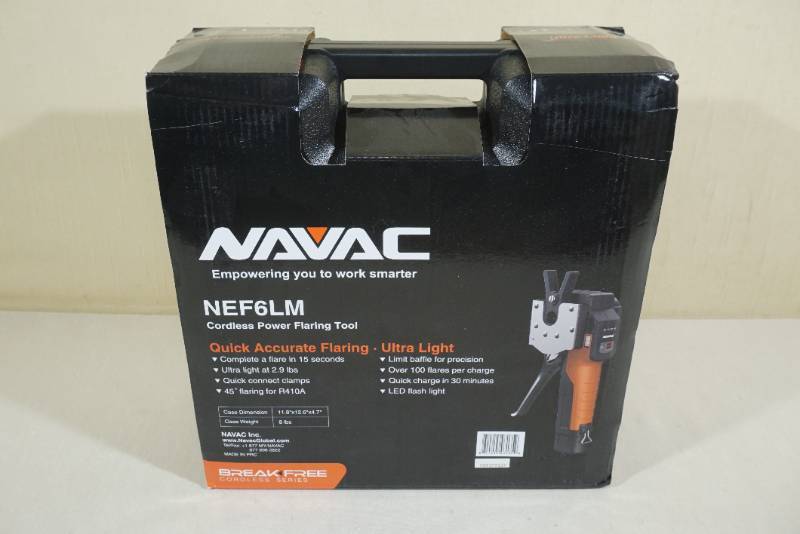 NAVAC NEF6LM Cordless Power Flaring Tool