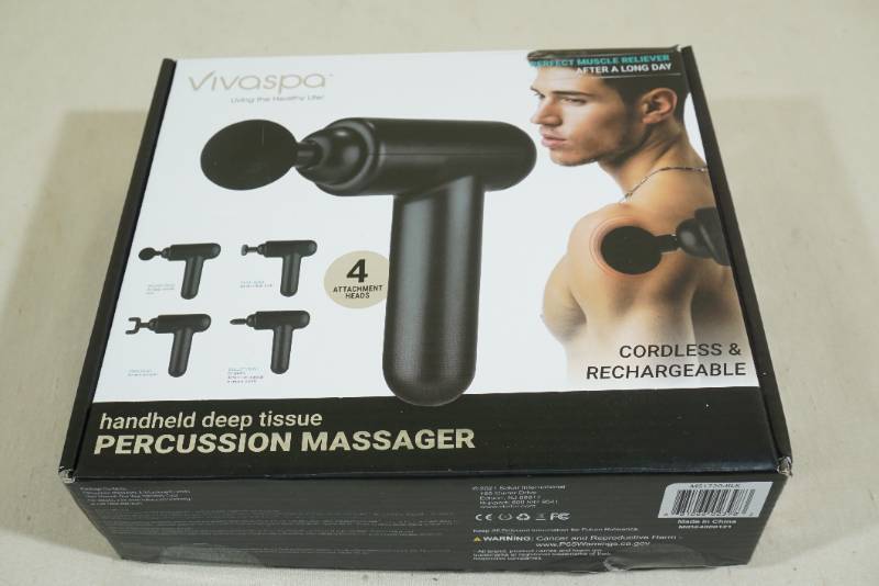 VIVASPA Handheld Deep Tissue Percussion Massager - Cordless