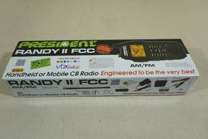 lot 5 image: President Randy II FCC Handheld or Mobile CB Radio
