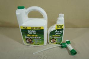lot 12 image: Simple Green Outdoor Odor Eliminator 32oz Bottle with 1 Gallon Refill Jug