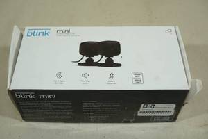lot 40 image: Blink Mini 2 Indoor Plug-In HD Smart Security Camera -Black