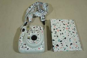 lot 83 image: Fujifilm Instax Mini 11 Instant Camera with Photo Album -Ice White