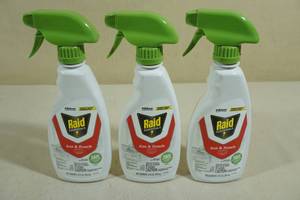 lot 96 image: 3 Raid Ant & Roach Killer 12oz