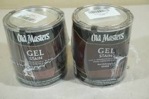 lot 120 image: 2 Quarts Old Masters Gel Stain -Red Mahogonay
