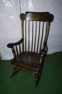 lot 156 image: Ethan Allen Barnstable Wood Rocking Chair