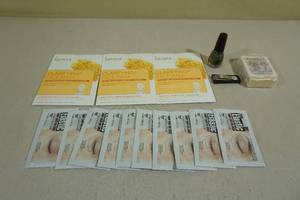 lot 167 image: Assorted Selfcare Products -Eye & Face Masks, Nail Polish & Clippers