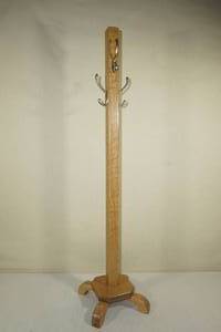 lot 180 image: Childs Mission Oak Coat Rack