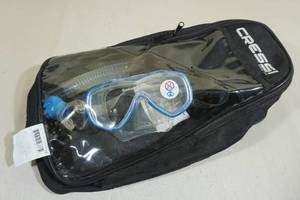 lot 206 image: Cressi Snorkel Set Blue