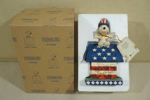 lot 235 image: Peanuts By Jim Shore Home of The Brave Figurine