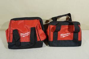lot 242 image: 2 Milwaukee Tool Bags