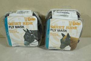 lot 255 image: 2 Cashel Quiet Ride Fly Masks -Draft