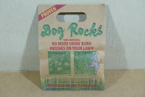 lot 275 image: Dog Rocks - No more urine burn patches on your lawn.