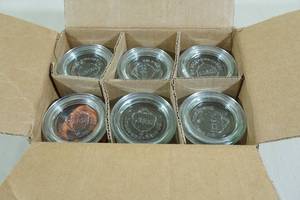 lot 278 image: 6 Weck 760 Mini Mold Jars