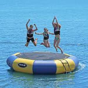 lot 1 image: Rave Sports Bongo 13 Transportable Water Bounce Platform