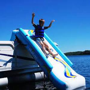 lot 2 image: Rave Sports Inflatable Pontoon Slide