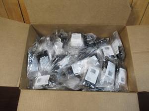 Box Full of Clear & Black Rubber Bands for Hair