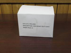 Lot of 6 packs of AA batteries