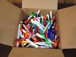 Box FULL of PensHighlighters