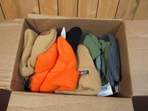 Box of Winter Hats & Beanies