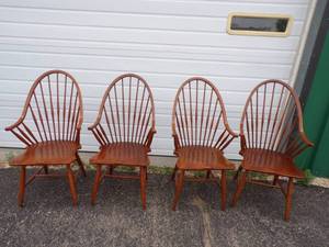 4 Unique Wood Chairs