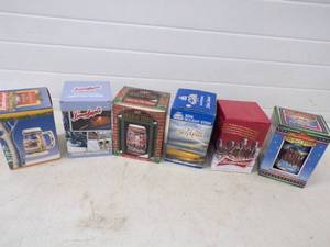 6 Collectable Beer Steins
