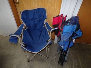 4 Folding outdoor Chairs
