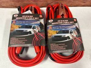 Lot of 2 Jumper  Booster Cables