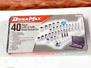 New Duramax 40pc Socket Set