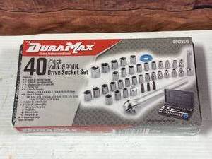 New Duramax 40pc Socket Set