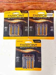 Lot of 24 AAA in Date Batteries