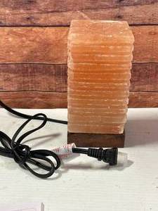 New 7 Inch Pillar Himalayan Salt Lamp