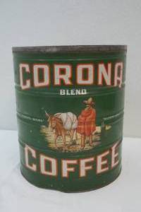 lot 13 image: vintage coffee can